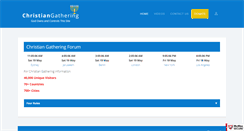 Desktop Screenshot of christiangathering.com