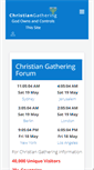 Mobile Screenshot of christiangathering.com